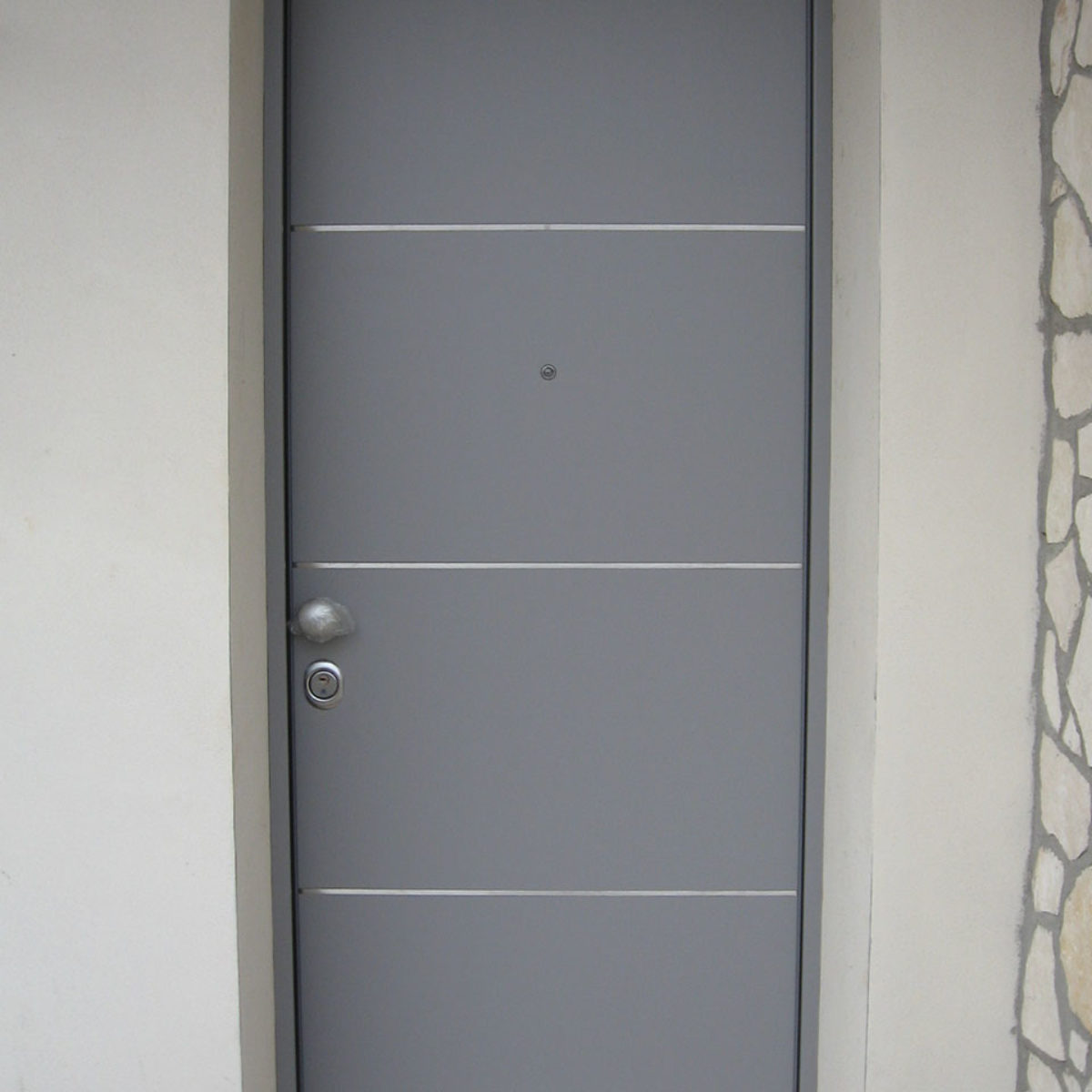 porta blindata profili in alluminio